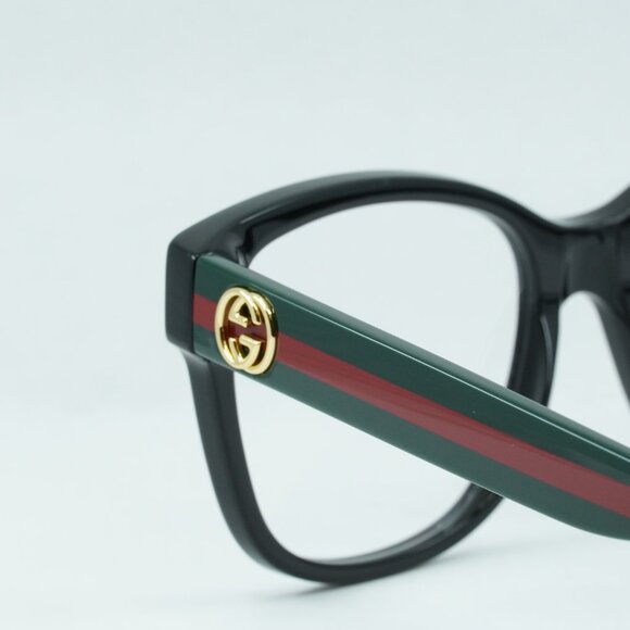 Final Price! Gucci GG0038ON 011 Black/Green Eyeglasses 54mm - Picture 11 of 11